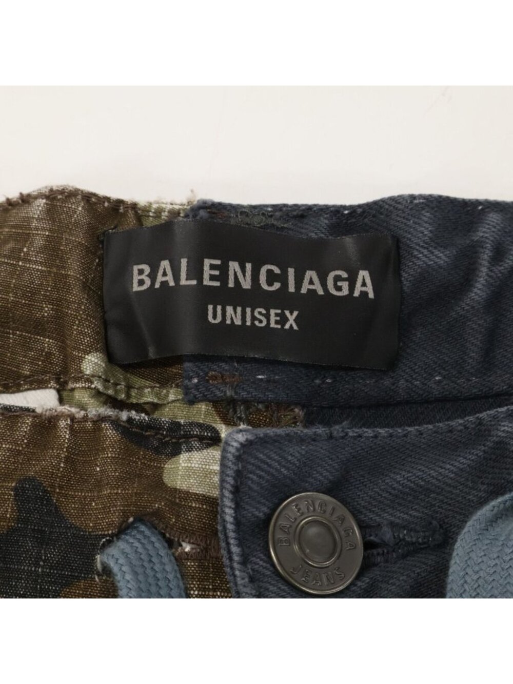 Balenciaga 23 Distressed Hybrid Baggy Pants XS - Picture 3 of 9